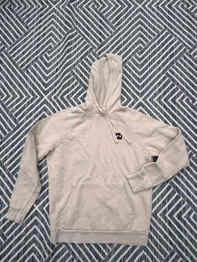 Under Armour Beige Hooded Pullover Sweatshirt